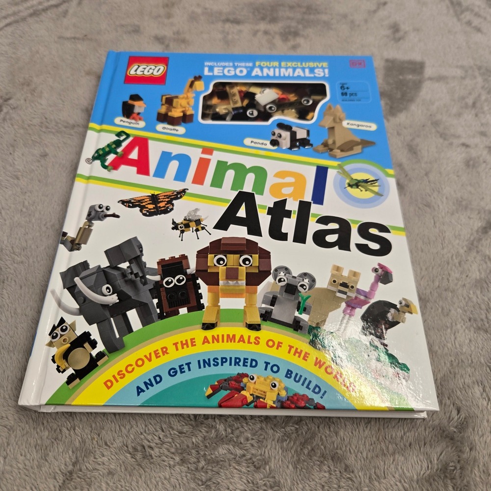 LEGO Animal Atlas Hardcover Book DK Publishing No Bricks Included
